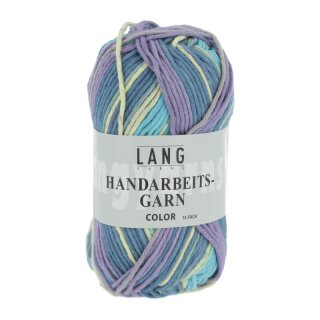 HANDARBEITSGARN COLOR - türkis/violett/grün 526.0078