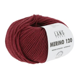 MERINO 120 DUNKELROT MÉLANGE 34.0562