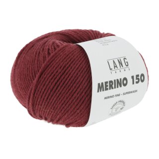 MERINO 150 DUNKELROT MÉLANGE 197.0262