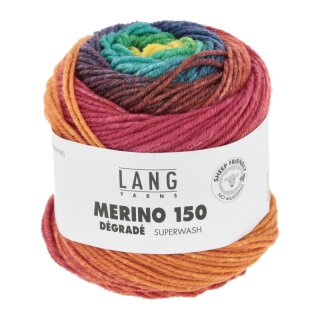 MERINO 150 DÉGRADÉ REGENBOGEN 40.0008