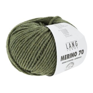 MERINO 70 DUNKELOLIVE MÉLANGE 733.0398