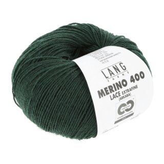MERINO 400 LACE DUNKELGRÜN 796.0118