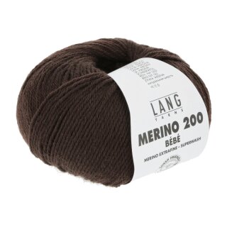 MERINO 200 BEBE DUNKELBRAUN 71.0368