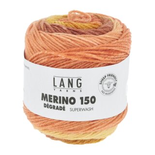MERINO 150 DÉGRADÉ ORANGE/GELB/APRICOT 40.0016