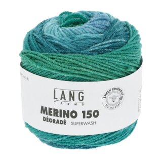 MERINO 150 DÉGRADÉ PETROL/GRÜN/BLAU 40.0017