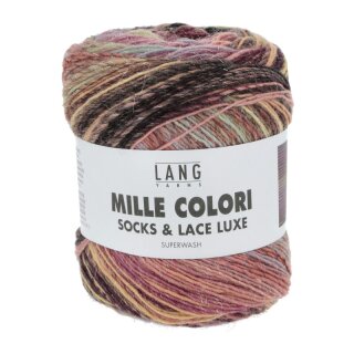 MILLE COLORI SOCKS & LACE LUXE BUNT DUNKEL 859.0207