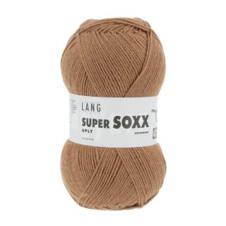 SUPER SOXX 6-FACH/6-PLY Hellbraun 907.0039