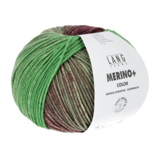 MERINO+ COLOR GRÜN/BORDEAUX/LACHS 926.0202