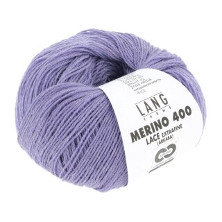 MERINO 400 LACE FLIEDER MELANGE 796.0346