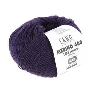 MERINO 400 LACE VIOLETT MELANGE 796.0347