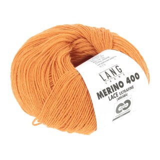 MERINO 400 LACE MANDARINE MELANGE 796.0359