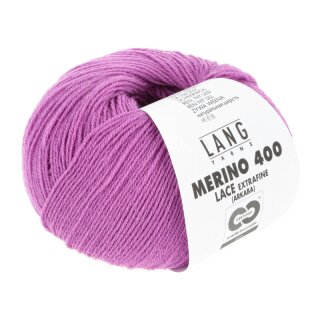 MERINO 400 LACE HOT PINK 796.0365