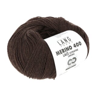 MERINO 400 LACE DUNKELBRAUN MELANGE 796.0368