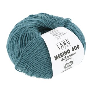 MERINO 400 LACE SMARAGD MELANGE 796.0373