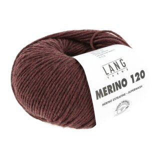 MERINO 120 BURGUNDY MELANGE 34.0262